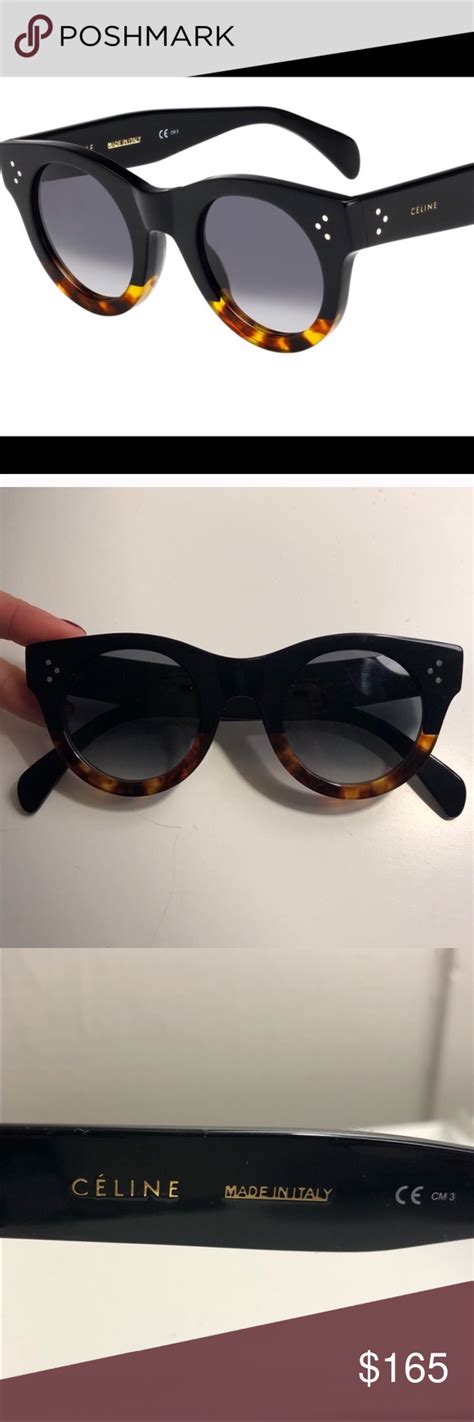 celine sunglasses chain|authentic celine sunglasses.